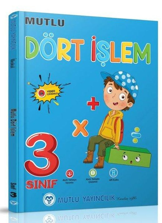 3. Sınıf Dört İşlem | Mutlu Yayıncılık (İnce Kapak)