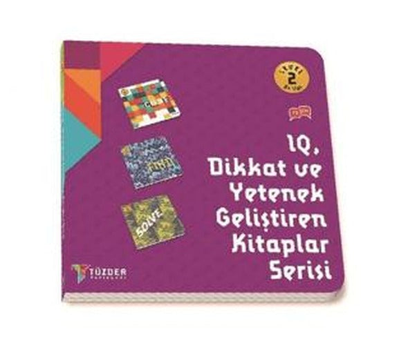 IQ Dİkkat ve Yetenek Geliştiren Kitaplar Serisi Level 2 (3 Kitap Takım) 5+ Yaş