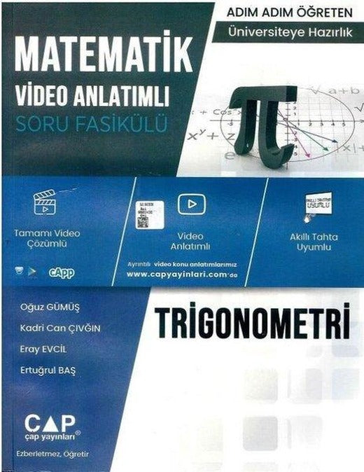 Matematik Trigonometri Konu Anlatımlı Soru Bankası | Çap Yayınları (İnce Kapak)