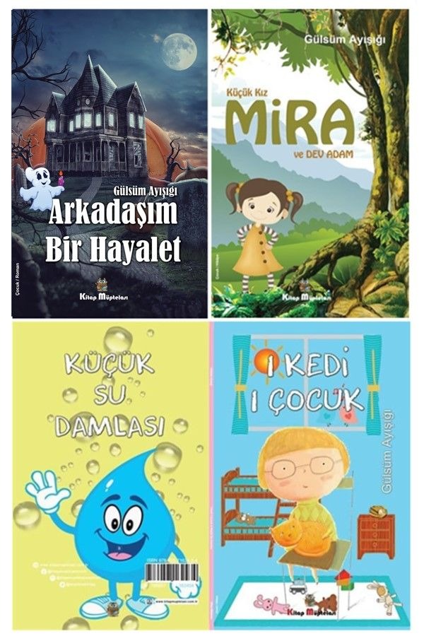 Gülsüm Ayışığı Çocuk Kitapları Seti - 3 Kitap Takım | Kitap Müptelası Yayınları (İnce Kapak)