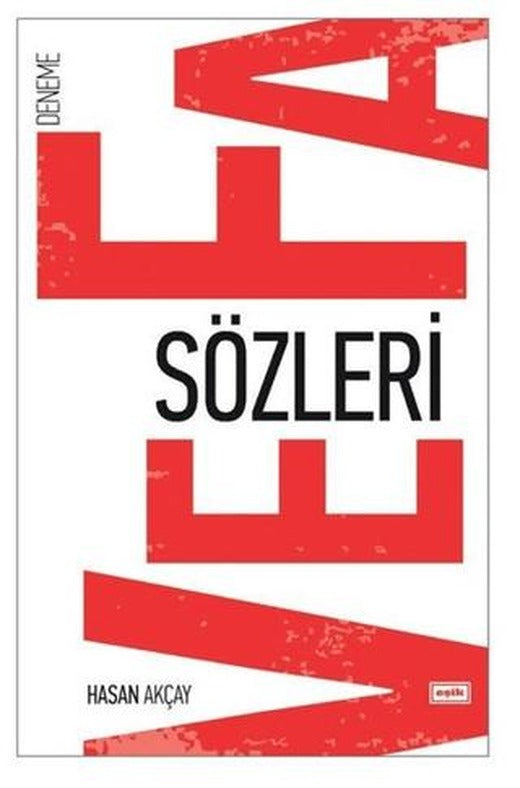 Veda Sözleri | Eşik Yayınları (Ciltsiz)