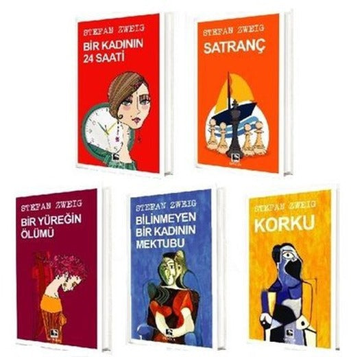 Stefan Zweig Seti - 5 Kitap Takım | Çınaraltı Yayınları (İnce Kapak)