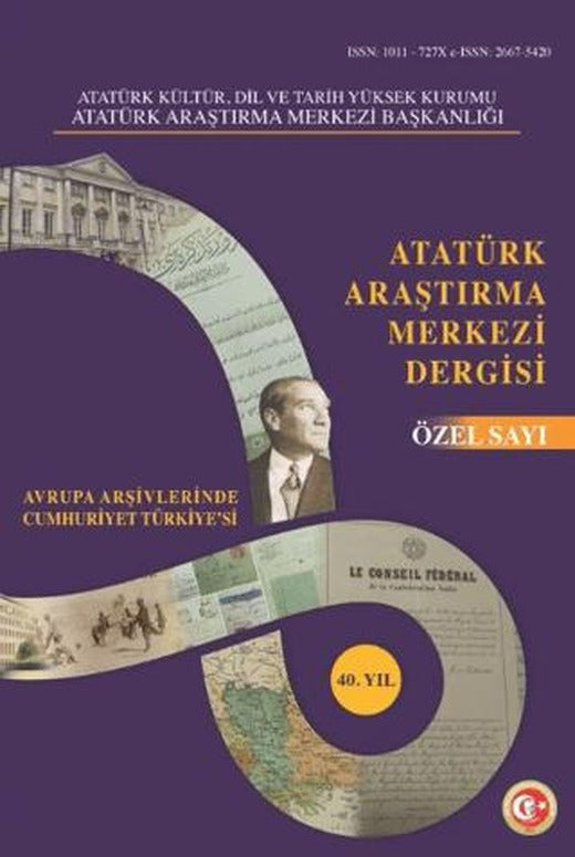 Atatürk Araştırma Merkezi Dergisi 40. Yıl Özel Sayı | Atatürk Araştırma Merkezi (Ciltsiz)