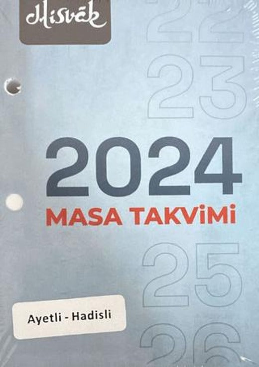 Masa Takvimi 2024 (Ayetli - Hadisli) | Misvak Neşriyat Yayınevi