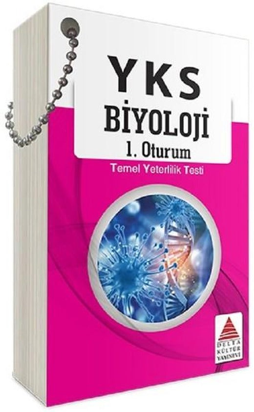 YKS 1.Oturum Biyoloji Kartları TYT | Delta Kültür-Eğitim (İnce Kapak)