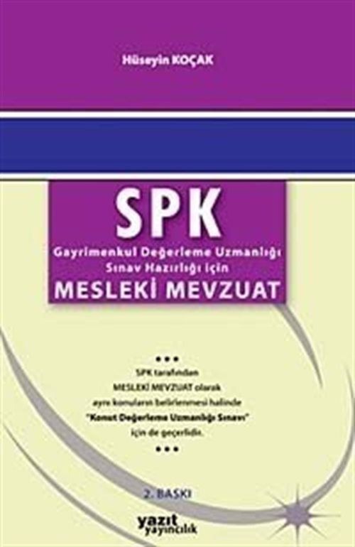 SPK Mesleki Mevzuat | Yazıt Yayıncılık (Ciltsiz)