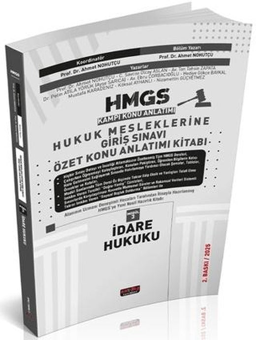 HMGS Özet Konu Anlatımı İdare Hukuku | Savaş Yayınevi (Ciltsiz)