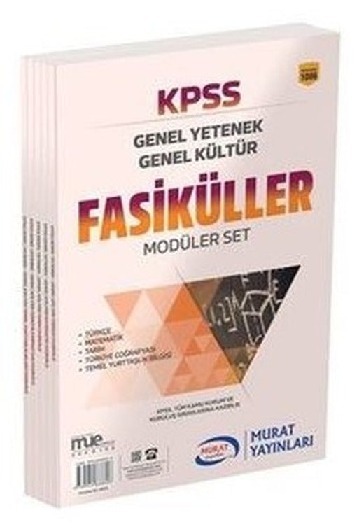 KPSS GYGK Fasiküller Modüler Set 1086 | Murat Yayınları (İnce Kapak)