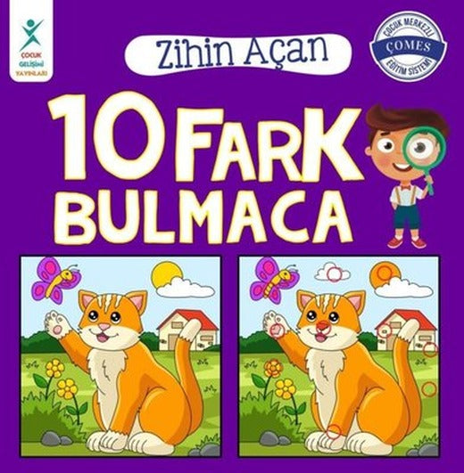Zihin Açan 10 Fark Bulmaca | Çocuk Gelişimi Yayınları