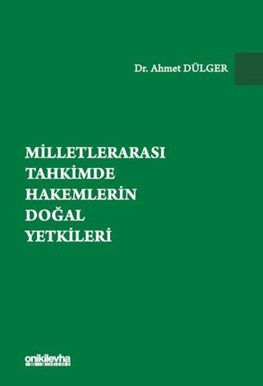 Milletlerarası Tahkimde Hakemlerin Doğal Yetkileri | On İki Levha Yayınları (Ciltli)