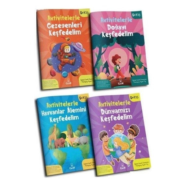 Aktivitelerle Keşfedelim Serisi Seti - 4 Kitap Takım | Floki Çocuk