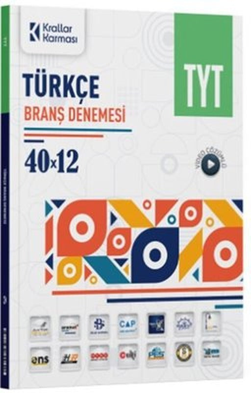TYT Türkçe 40 X 12 Branş Denemesi | Krallar Karması (İnce Kapak)