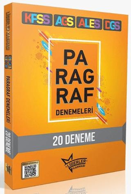 2026 KPSS AGS ALES DGS Paragraf 20 Deneme | Liderler Karması Yayınları (Ciltsiz)