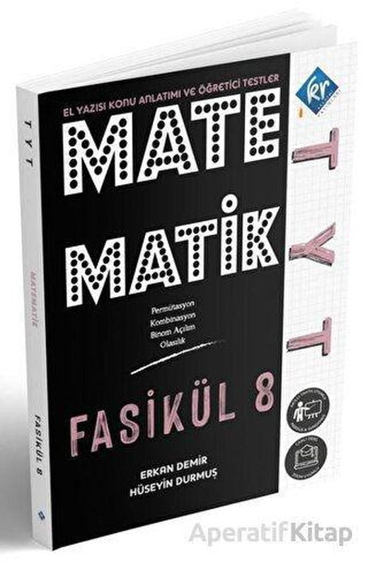 KR Akademi TYT Matematik El Yazısı Konu Anlatımlı 8. Fasikül
