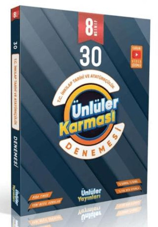 8. Sınıf İnkılap Tarihi ve Atatürkçülük 30 Deneme