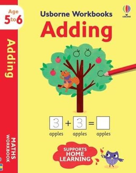 Usborne Workbooks Adding 5-6 | Usborne (Ciltsiz)