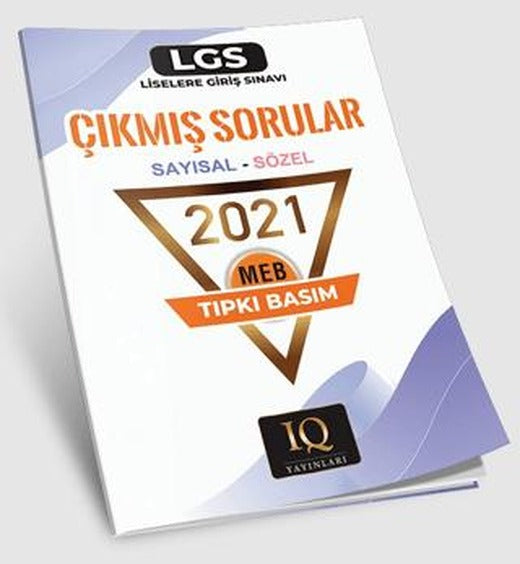 LGS Çıkmış Sorular 2021 | IQ Yayınları (Ciltsiz)