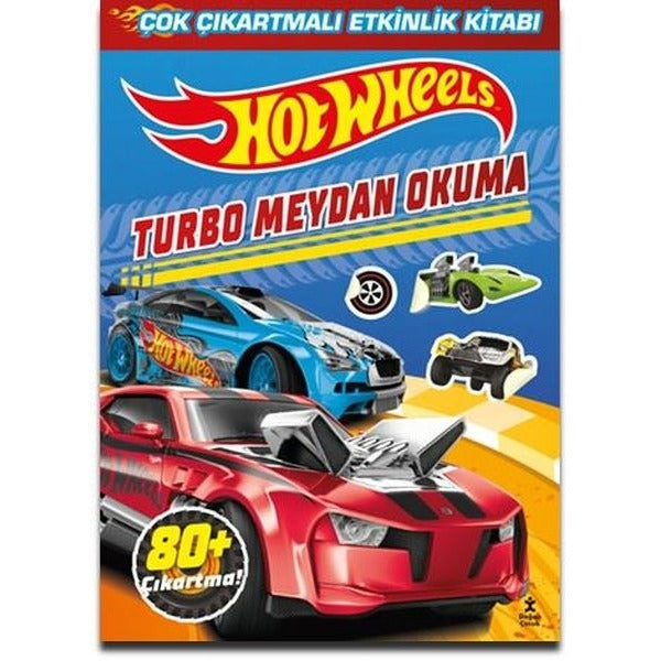 Hot Wheels - Turbo Meydan Okuma - Çok Çıkartmalı Etkinlik Kitabı | Doğan Çocuk (İnce Kapak)