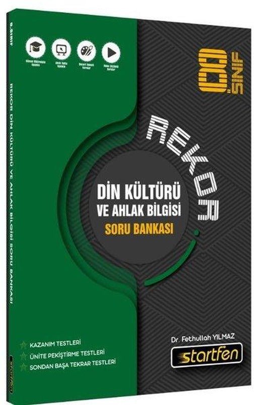 8. Sınıf Din Kültürü ve Ahlak Bilgisi Rekor Soru Bankası | Startfen Yayınları (İnce Kapak)