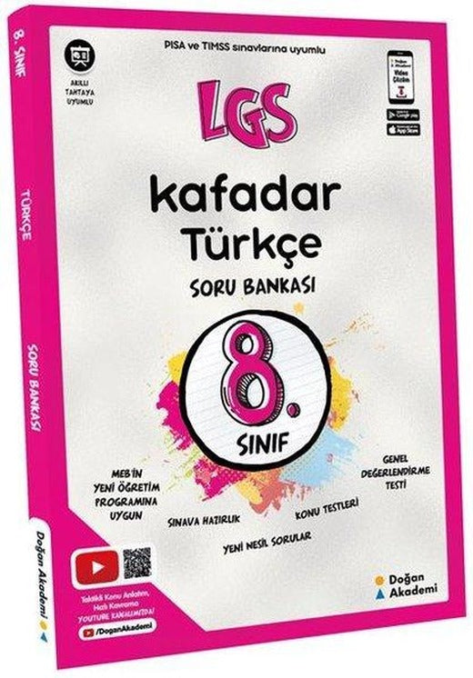 8.Sınıf LGS Kafadar Türkçe Soru Bankası | Doğan Akademi (İnce Kapak)