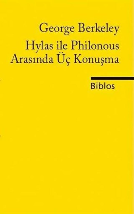 Hylas ile Philonous Arasında Üç Konuşma