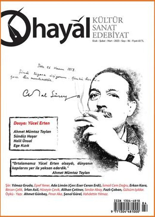 Hayal Kültür Sanat Edebiyat Dergisi Sayı: 84 | Hayal Yayınları (Ciltsiz)
