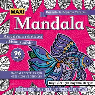 Maxi Mandala Desenlerle Boyama Terapisi 11 | Maxi Yayıncılık (Ciltsiz)  - Resim 1