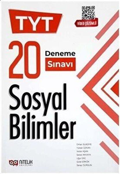 TYT Sosyal Bilimler 20 Deneme Sınavı | Nitelik Yayınları (İnce Kapak)  - Resim 1
