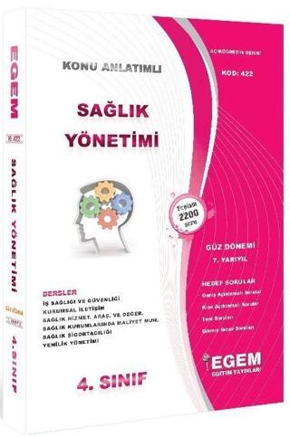 4. Sınıf 7. Yarıyıl Sağlık Yönetimi Konu Anlatımlı Soru Bankası (Kod 422)