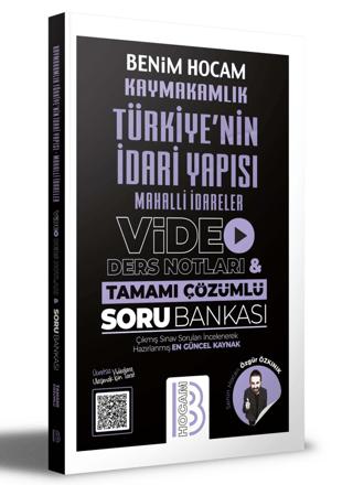 Kaymakamlık Türkiye'nin İdari Yapısı Mahalli İdareler Video Ders Notları ve Tamamı Çözümlü Soru Bankası | Benim Hocam Yayınları (Ciltsiz)  - Resim 1