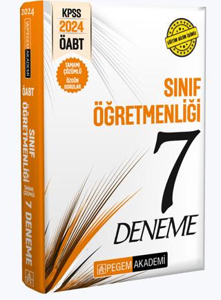 KPSS ÖABT Sınıf Öğretmenliği Tamamı Çözümlü 7 Deneme | Pegem Akademi Yayıncılık (Ciltsiz)  - Resim 1