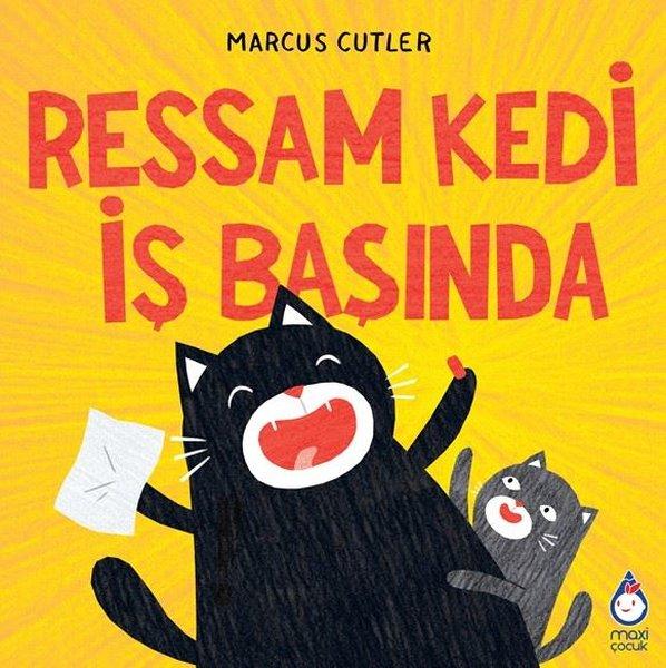 Ressam Kedi İş Başında | Maxi Çocuk (İnce Kapak)  - Resim 1