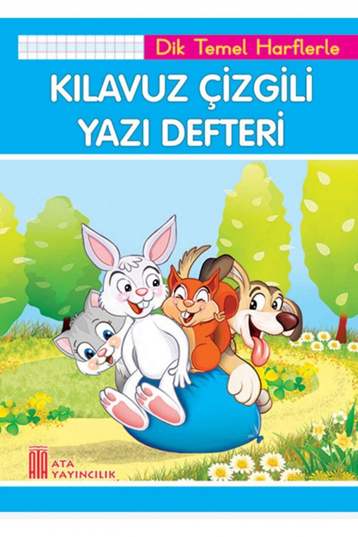1. Kılavuz Çizgili Yazı Defteri Küçük Boy (Dik Temel Harflerle) kitap kapağı