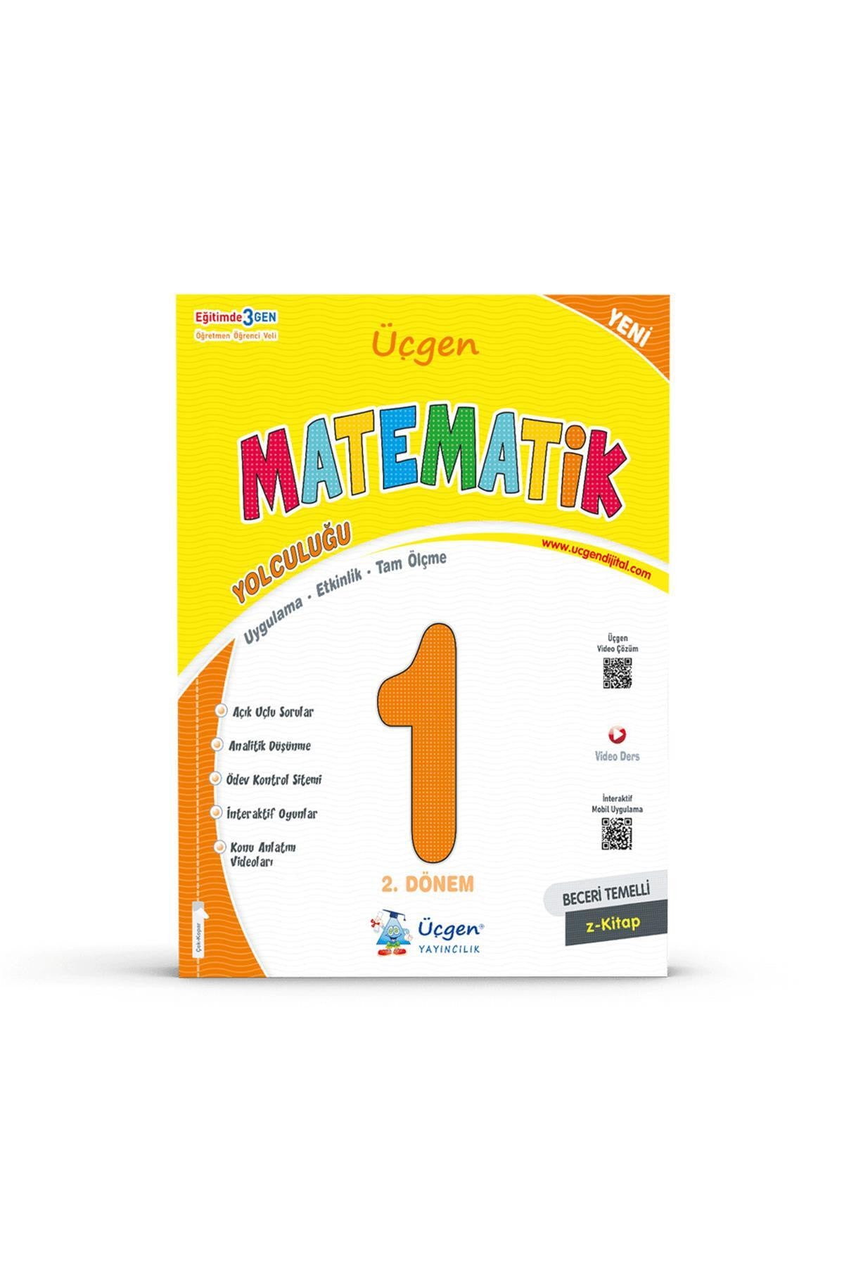 1. Sınıf – Beceri Temelli – Matematik Yolculuğu 2.Dönem - Kolektif kitap kapağı
