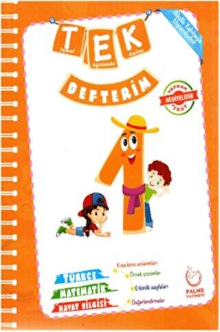 1. Sınıf TEK Defterim - Komisyon kitap kapağı