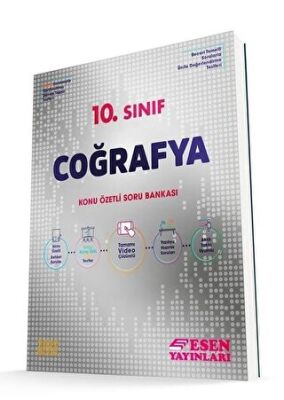Esen Yayınları 10. Sınıf Coğrafya Konu Özetli Soru Bankası - Kolektif kitap kapağı