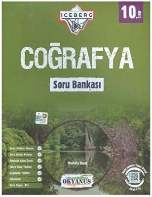 10. Sınıf Iceberg Coğrafya Soru Bankası - Mustafa Topal kitap kapağı