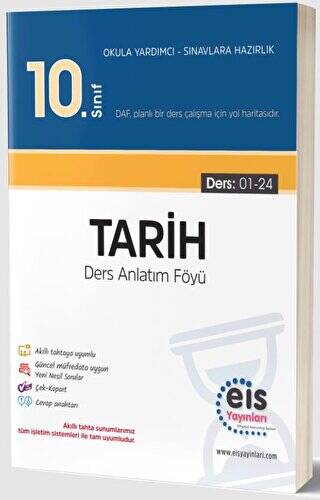 10. Sınıf Tarih Ders Anlatım Föyü - Kolektif kitap kapağı