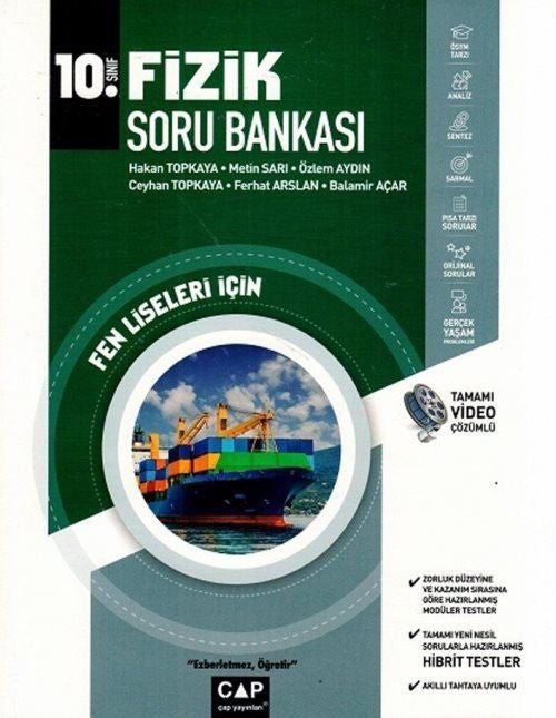 10. Sınıf Fen Lisesi Fizik Soru Bankası - Hakan Topkaya kitap kapağı