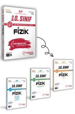 Navigasyon Yayınları 10. Sınıf Fizik Müfredatının Tamamı Kif Seti (Kademeli İlerleme Fasikülleri) - Kolektif kitap kapağı