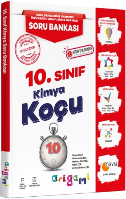10. Sınıf Kimya Origami Soru Bankası Tammat Yayıncılık kitap kapağı