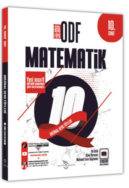 Yayınları 10. Sınıf Matematik Odf Ders Föyleri kitap kapağı