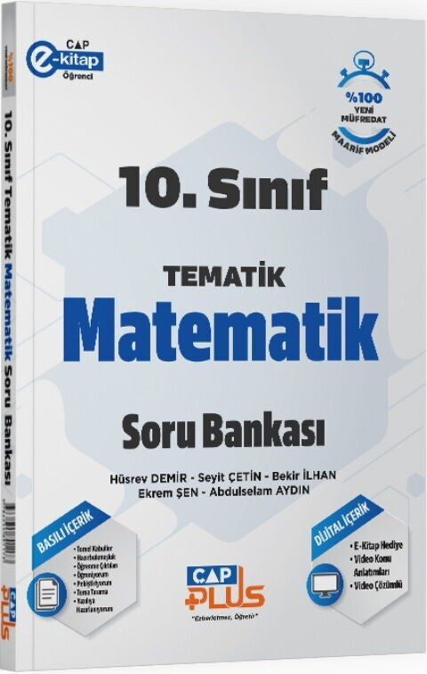 10. Sınıf Matematik Tematik Soru Bankası Çap Yayınları kitap kapağı