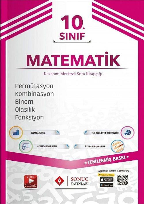 10. Sınıf Permütasyon Kombinasyon Binom Olasılık Sonuç Yayınları - Kolektif kitap kapağı