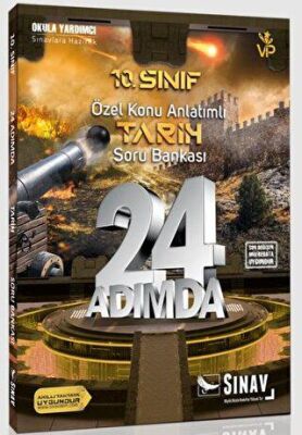 10. Sınıf Tarih 24 Adımda Özel Konu Anlatımlı Soru Bankası - Komisyon kitap kapağı