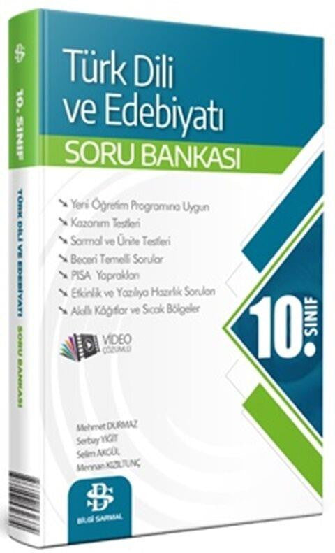 Bilgi Sarmal Yayınları 10. Sınıf Türk Dili ve Edebiyatı Soru Bankası kitap kapağı