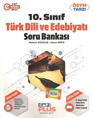 10. Sınıf Türk Dili ve Edebiyatı Soru Bankası - Mehmet Gönüler kitap kapağı
