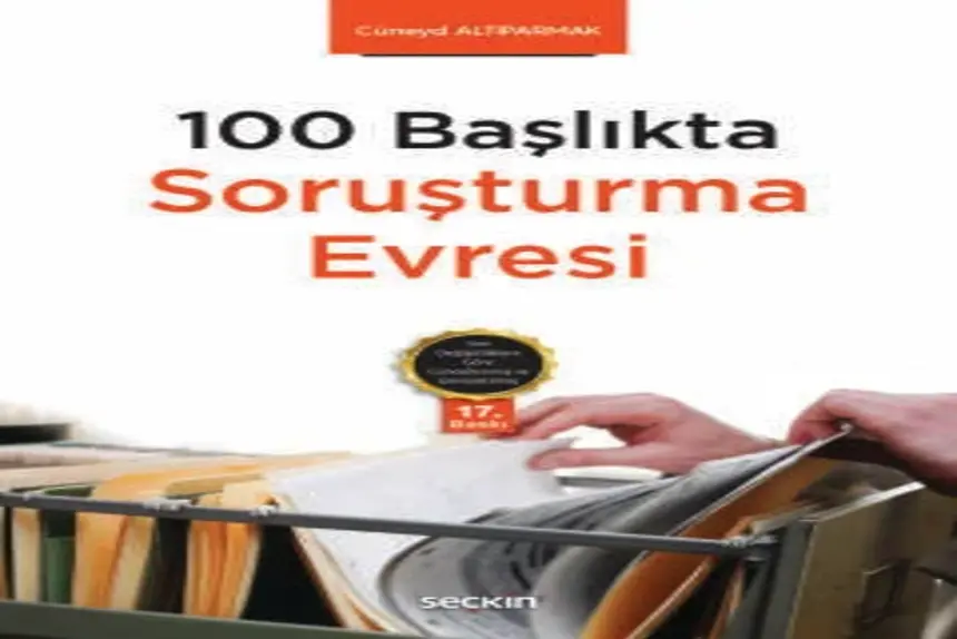 100 Başlıkta Soruşturma Evresi Cüneyd Altıparmak kitap kapağı