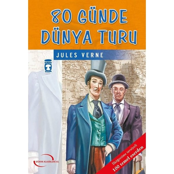 80 Günde Dünya Turu | Timaş Çocuk (İnce Kapak)