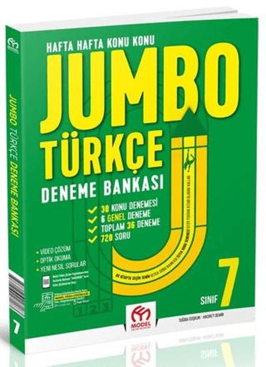 7. Sınıf Jumbo Türkçe Deneme Bankası | Model Eğitim Yayıncılık (Ciltsiz)